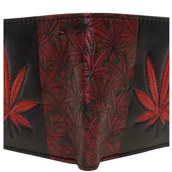 Shagwear Men’s Cannabis Theme Wallet - Picture 2 of 5